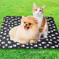 Pet Blanket Puppy Paw Prints Fleece Blankets Pack of 6 Supplier